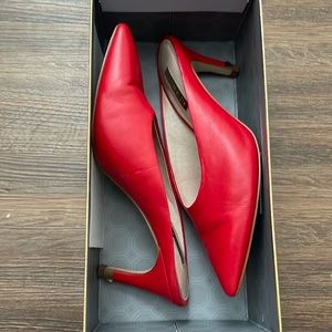Louise et Cie Red Mule Pump Heels